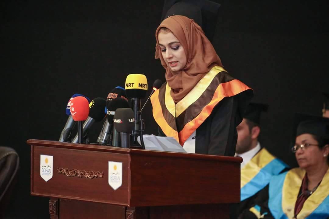 به‌ وێنه‌.. رێوڕه‌سمی ده‌رچووانی حه‌وته‌مین خوولی زانكۆی سۆران
