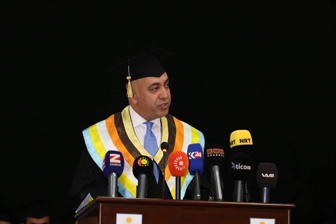 به‌ وێنه‌.. رێوڕه‌سمی ده‌رچووانی حه‌وته‌مین خوولی زانكۆی سۆران