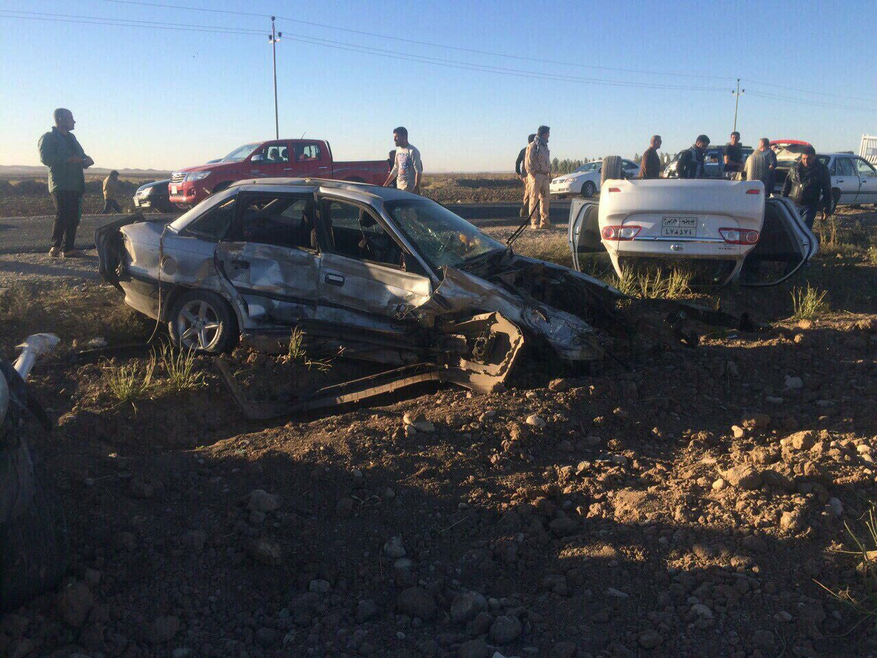 به‌هۆی رووداوێكی هاتووچۆ پێنج هاووڵاتی بوونه‌ قوربانی