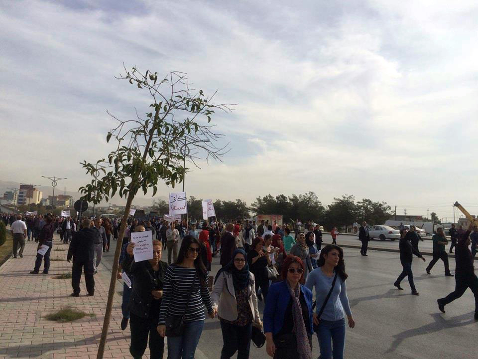 لیژنەیەك لێكۆڵینەوە لە سكاڵای مامۆستایانی سلێمانی دەكات