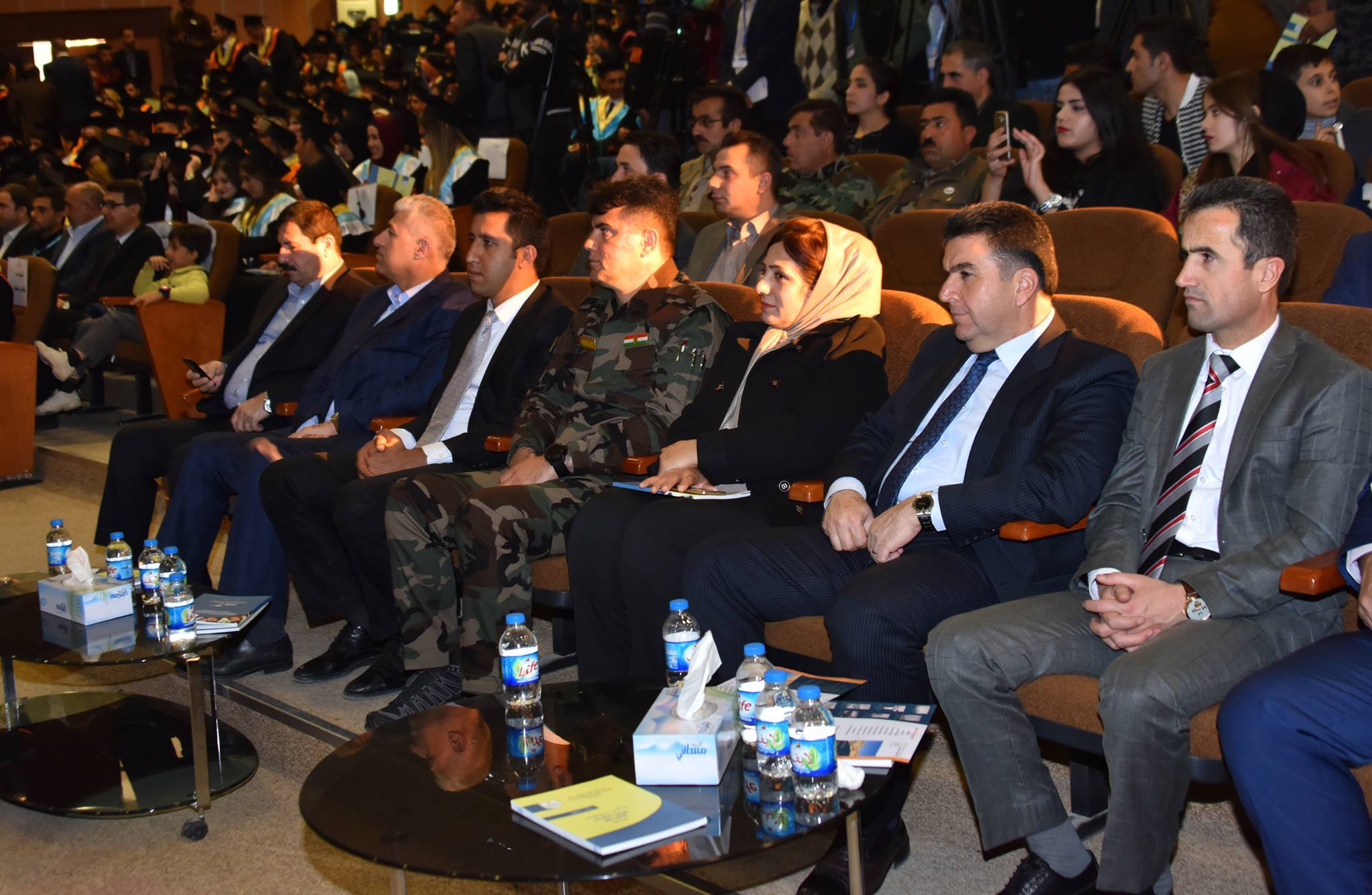 به‌ وێنه‌.. رێوڕه‌سمی ده‌رچووانی حه‌وته‌مین خوولی زانكۆی سۆران