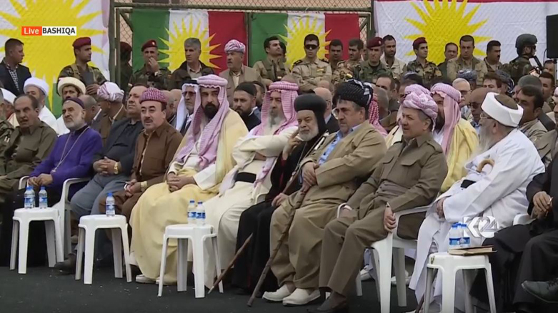 بارزانی: وه‌ك لوغمه‌كانی داعش ده‌توانین لوغمه‌ سیاسییه‌كانتان هه‌ڵبگرینه‌وه‌
