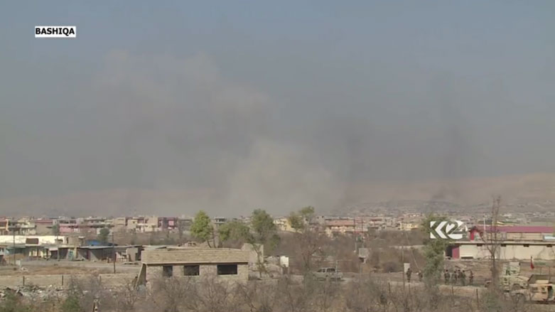 بالصور.. البيشمركة تتوغل داخل احياء بعشيقة