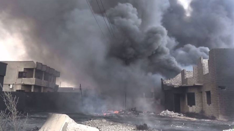 وزارة النفط تعلن اخماد حريق باحدى آبار القيارة