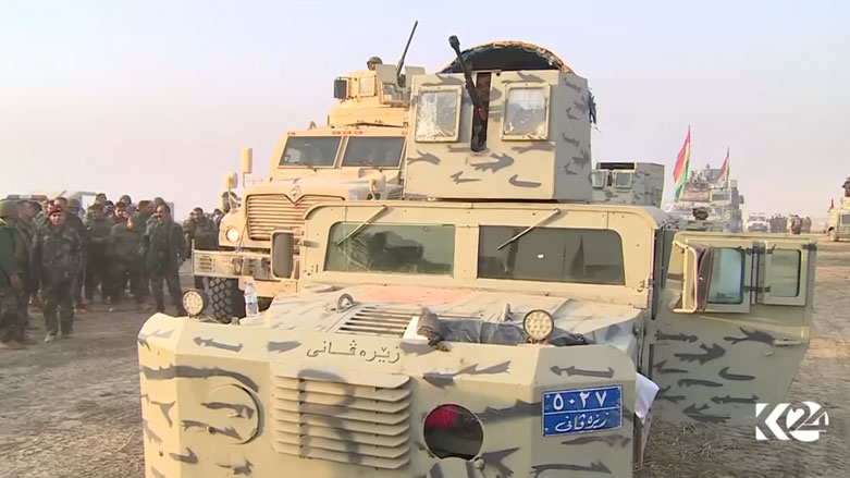 بالصور.. البيشمركة تخوض معارك عنيفة مع داعش داخل بعشيقة