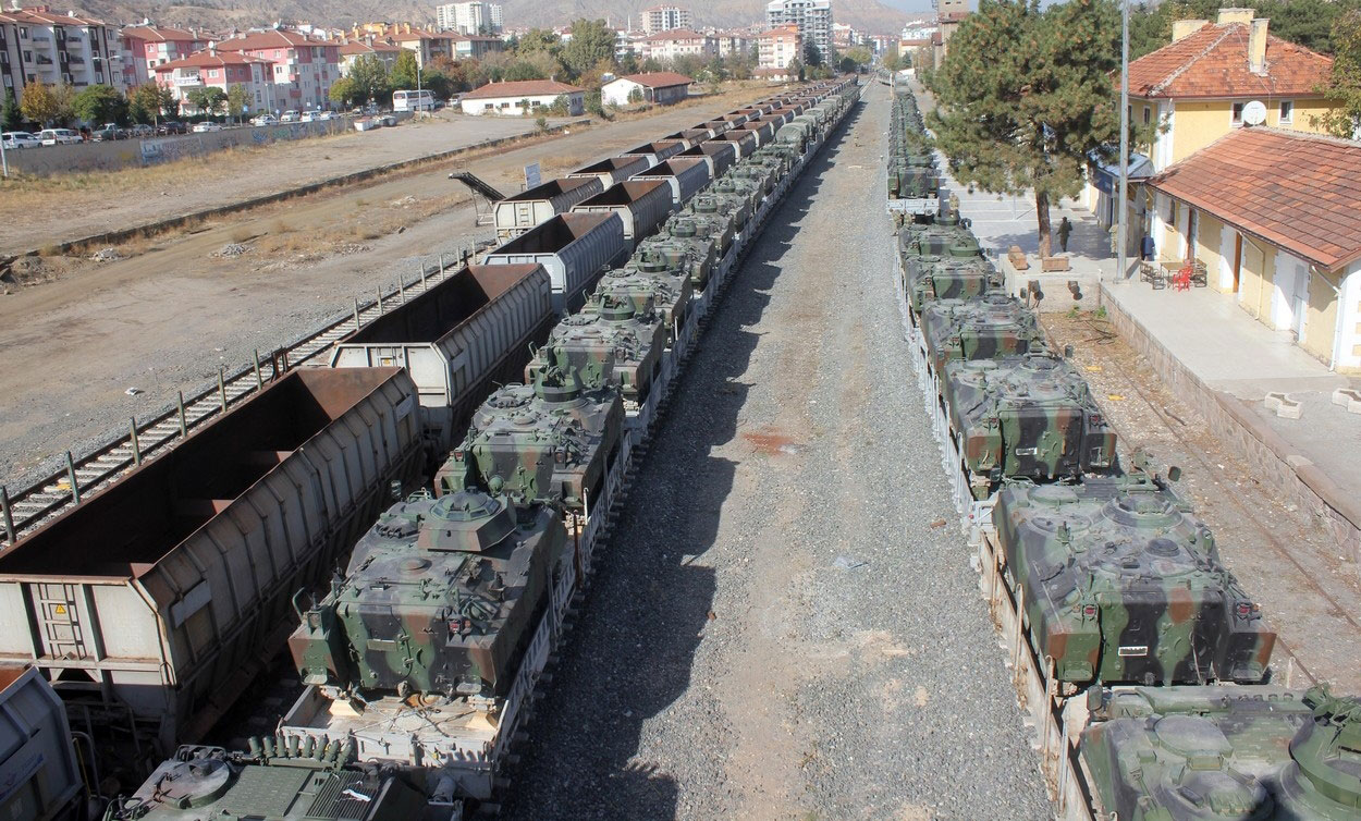 وێنه‌: توركیا ھێزی زیاتر رەوانەی سنوورەكانی كوردستان ده‌كات