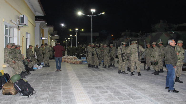 وێنه‌: توركیا ھێزی زیاتر رەوانەی سنوورەكانی كوردستان ده‌كات