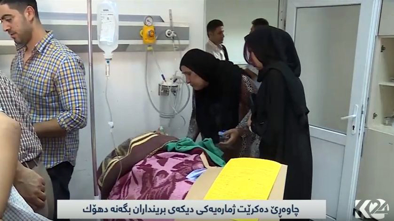 ژمارەیەك لە بریندارانی تەقینەوەی حەسەكە گەیەنرانە دھۆك