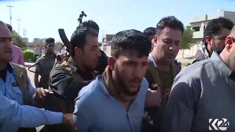 به‌ ڤیدیۆ: له‌ كه‌ركوك گومانلێكراوێك ده‌ستگیر كرا