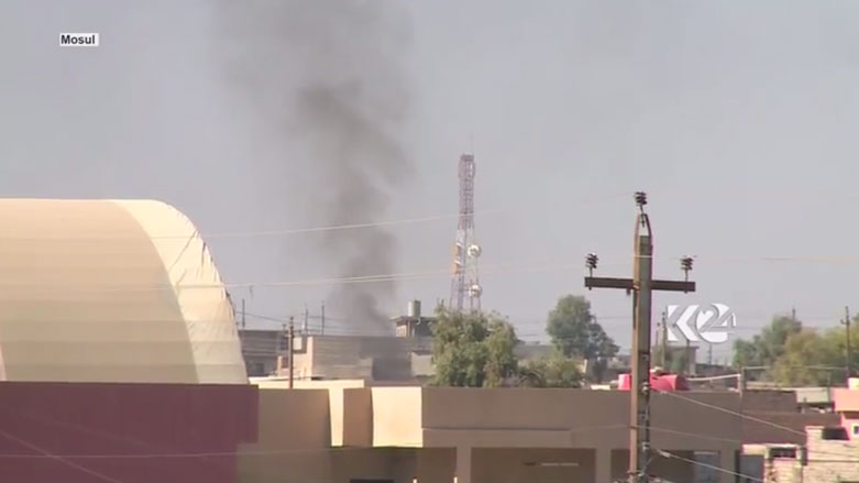 كوردستان24 تنقل بثا حيا من داخل حي الانتصار شرقي الموصل