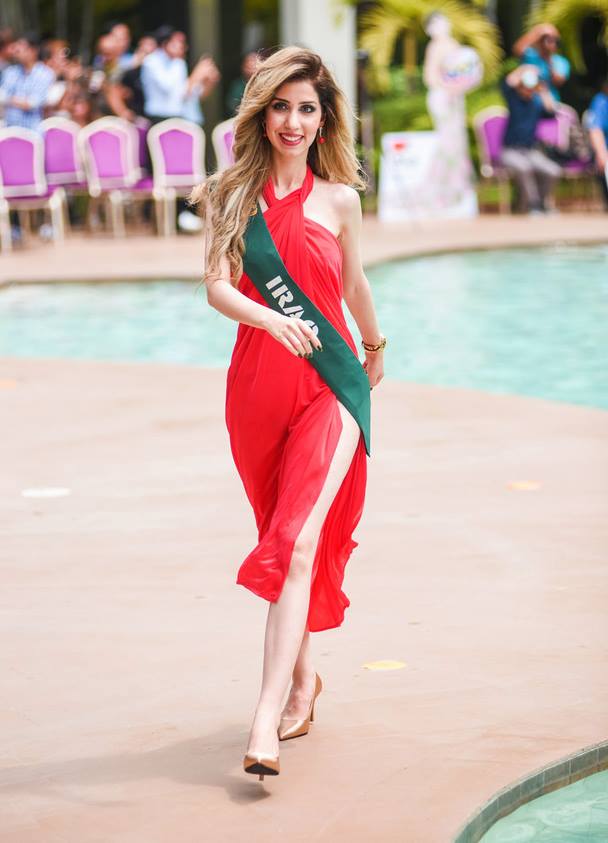 بالصور.. الكوردية سوزان عامر تمثل العراق بمسابقة ملكة جمال الأرض