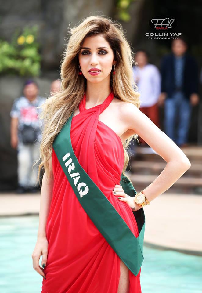 بالصور.. الكوردية سوزان عامر تمثل العراق بمسابقة ملكة جمال الأرض