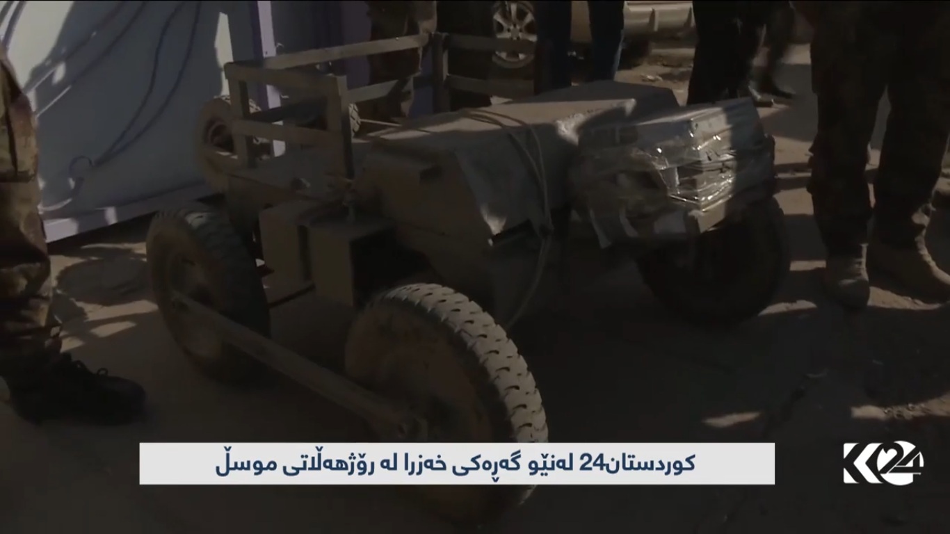 WATCH Iraqi army confiscates an IS remoteguided car bomb