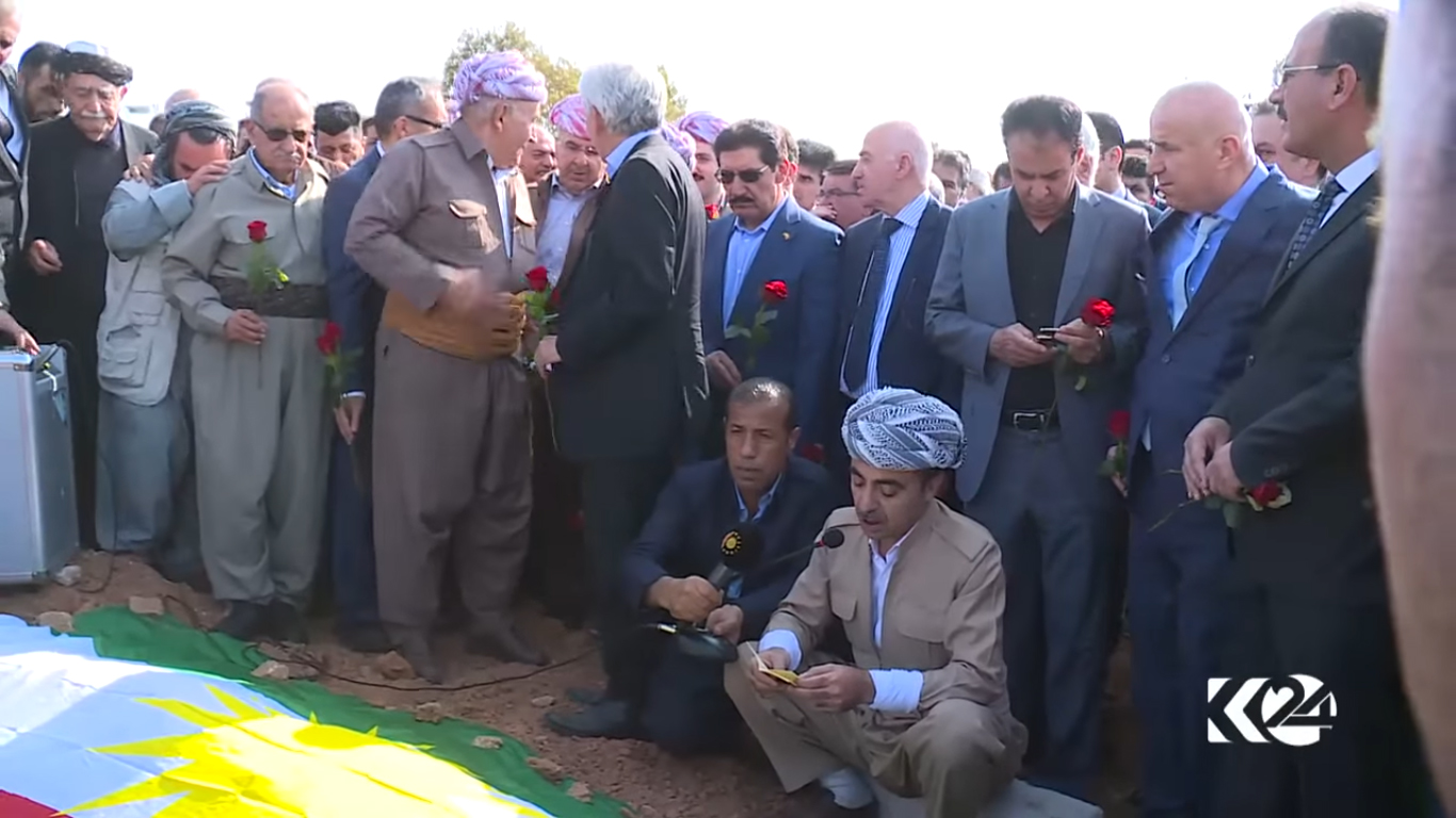 Bi wêne.. Merasîma binaxkirina helbestvanê Kurd Hêdî