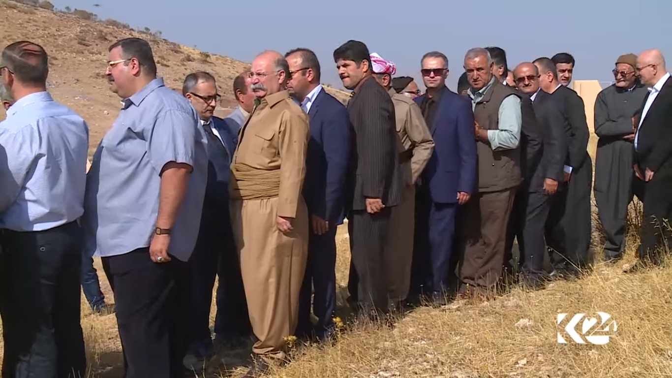 Bi wêne.. Merasîma binaxkirina helbestvanê Kurd Hêdî