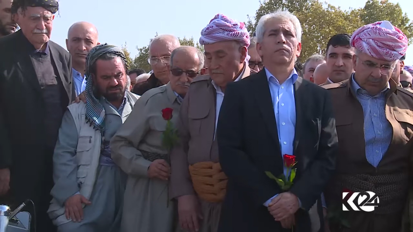 Bi wêne.. Merasîma binaxkirina helbestvanê Kurd Hêdî