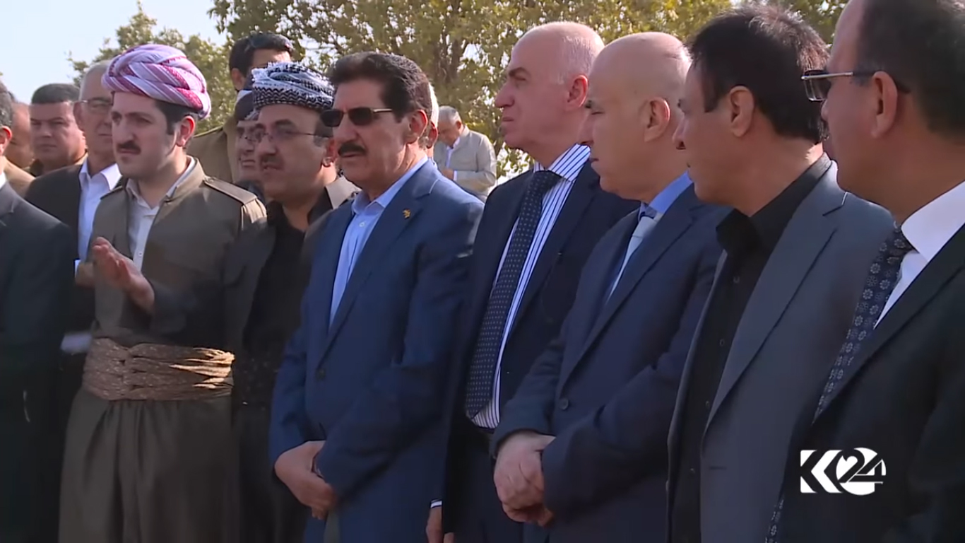 Bi wêne.. Merasîma binaxkirina helbestvanê Kurd Hêdî