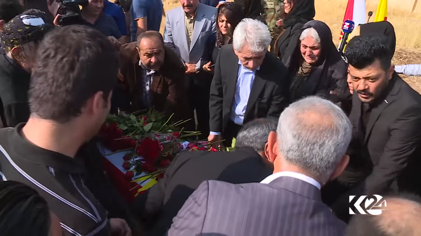 Bi wêne.. Merasîma binaxkirina helbestvanê Kurd Hêdî