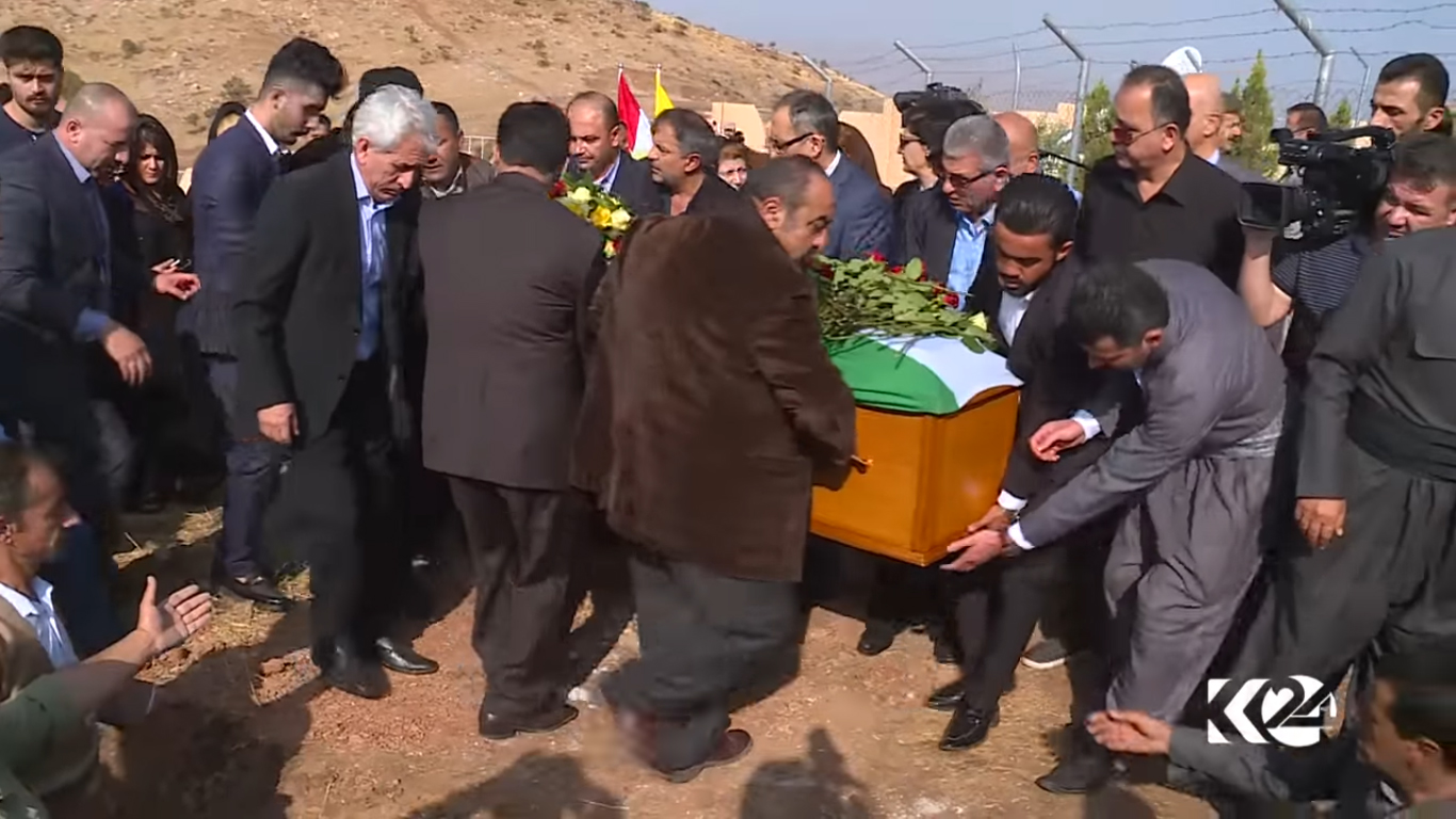 Bi wêne.. Merasîma binaxkirina helbestvanê Kurd Hêdî