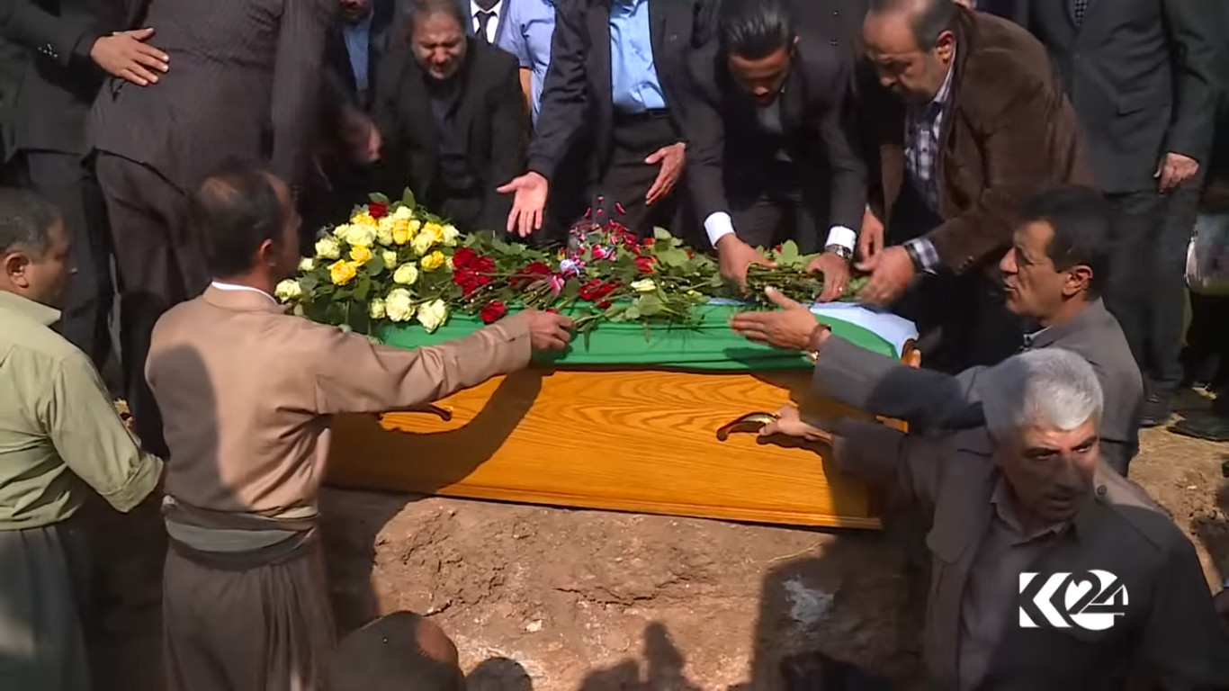 Bi wêne.. Merasîma binaxkirina helbestvanê Kurd Hêdî