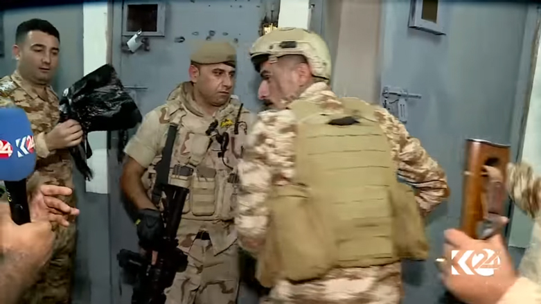 بالصور.. آسايش كركوك تكشف سجنا سريا لداعش 