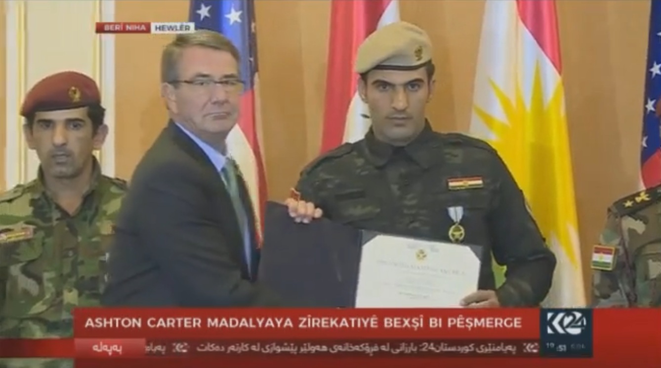 Bi wêne pêşwaziya Barzanî ji Karter e bibîne