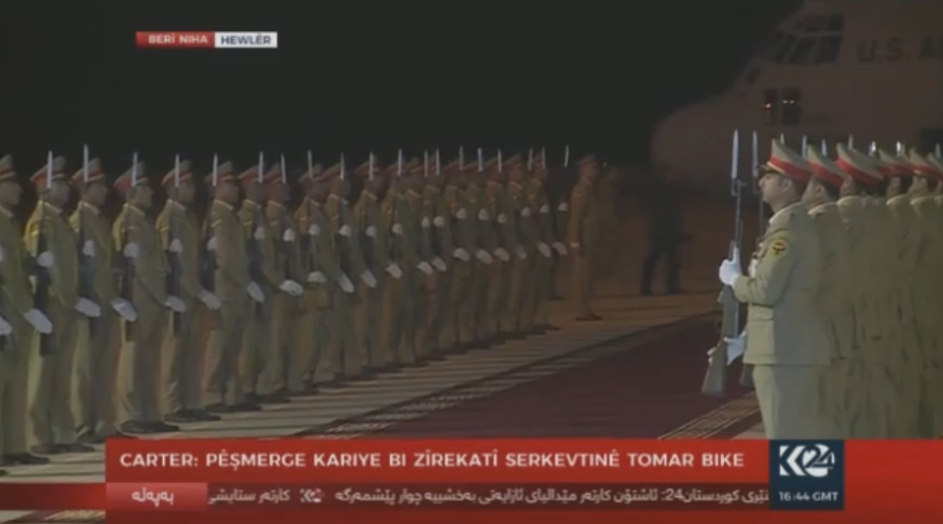 Bi wêne pêşwaziya Barzanî ji Karter e bibîne