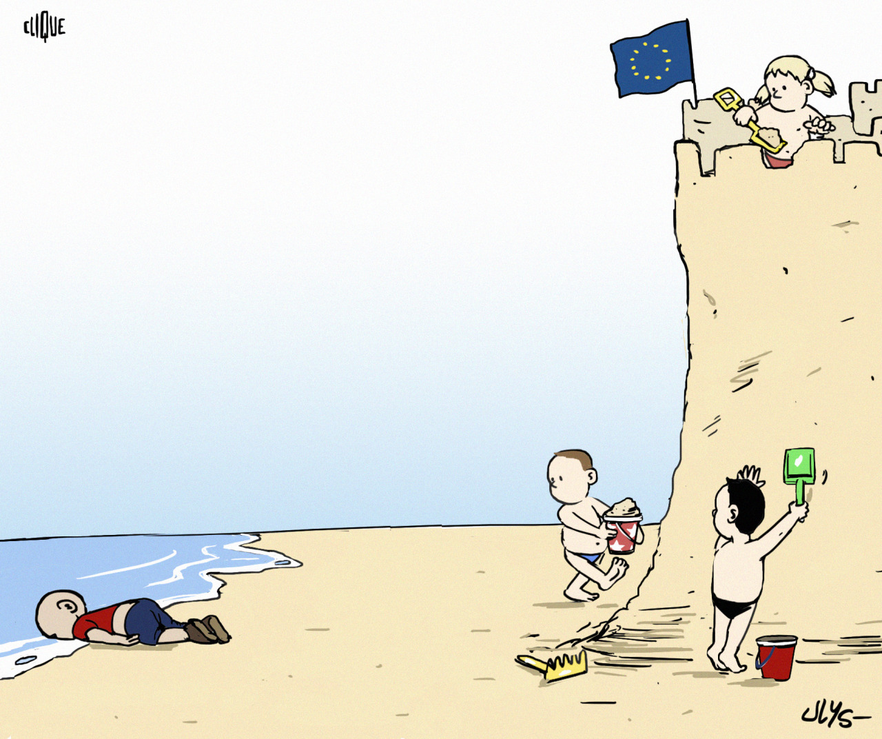 بالصور.. عام على غرق الان ومازالت الحرب تحصد اطفال سوريا