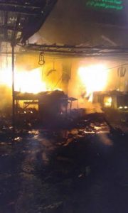 بە وێنە: مەزارگەی سەید محەمەد لە پێش تەقینەوەكان و پاش تەقینەوەكان