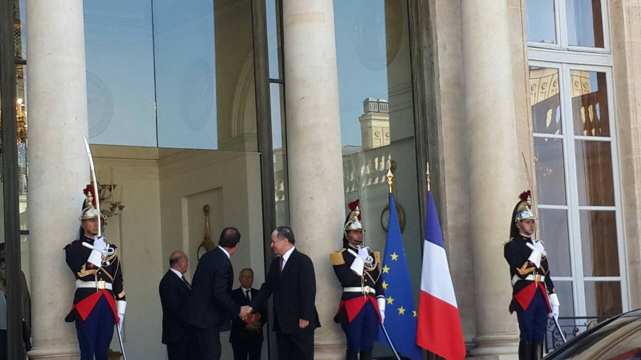 بارزانی گه‌یشته‌ كۆشكی سه‌رۆكایه‌تی فه‌ڕه‌نسا