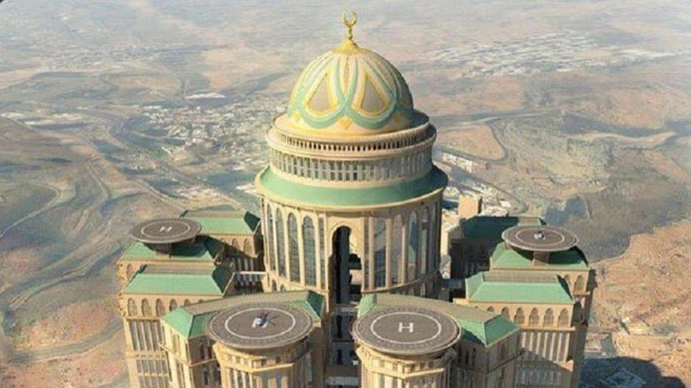 به‌ وێنه‌.. گه‌وره‌ترین هۆتێلی جیهان له‌ نزیك مه‌ككه‌ ده‌كرێته‌وه‌