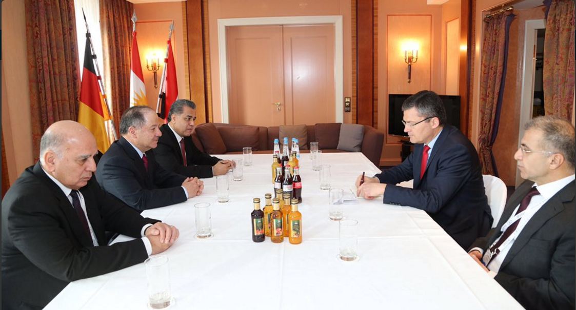 Barzani discusses referendum with officials in Munich