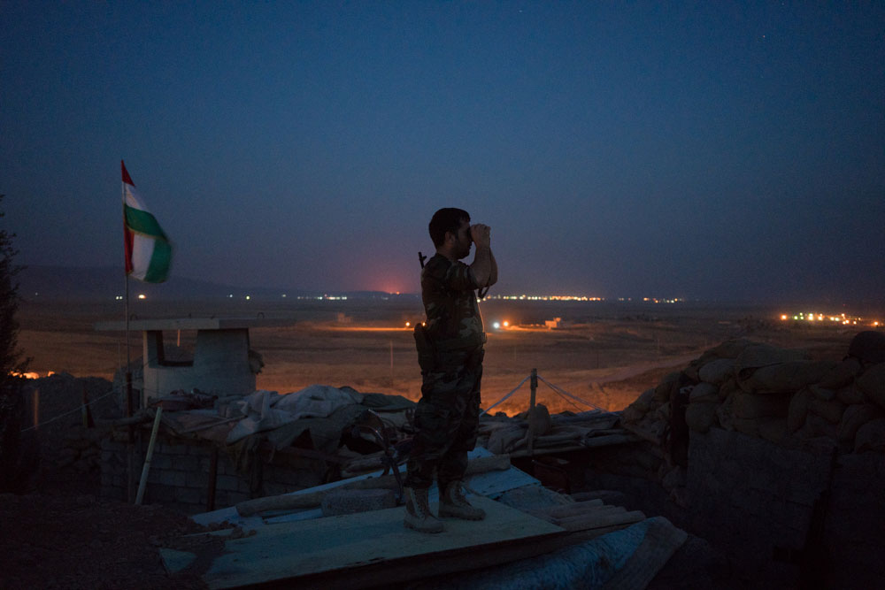 .. البيشمركة تستقبل 21 هاربا من داعش جنوب الموصل