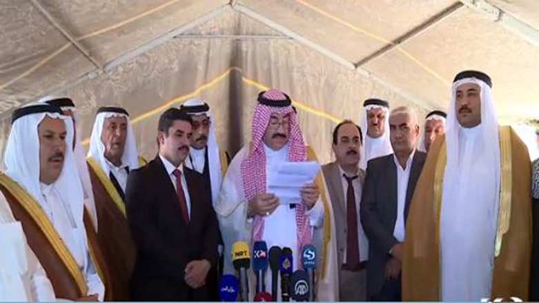 سەرۆك ھۆزە عەرەبەكانی موسڵ دژی بەشداری حەشدی شەعبین