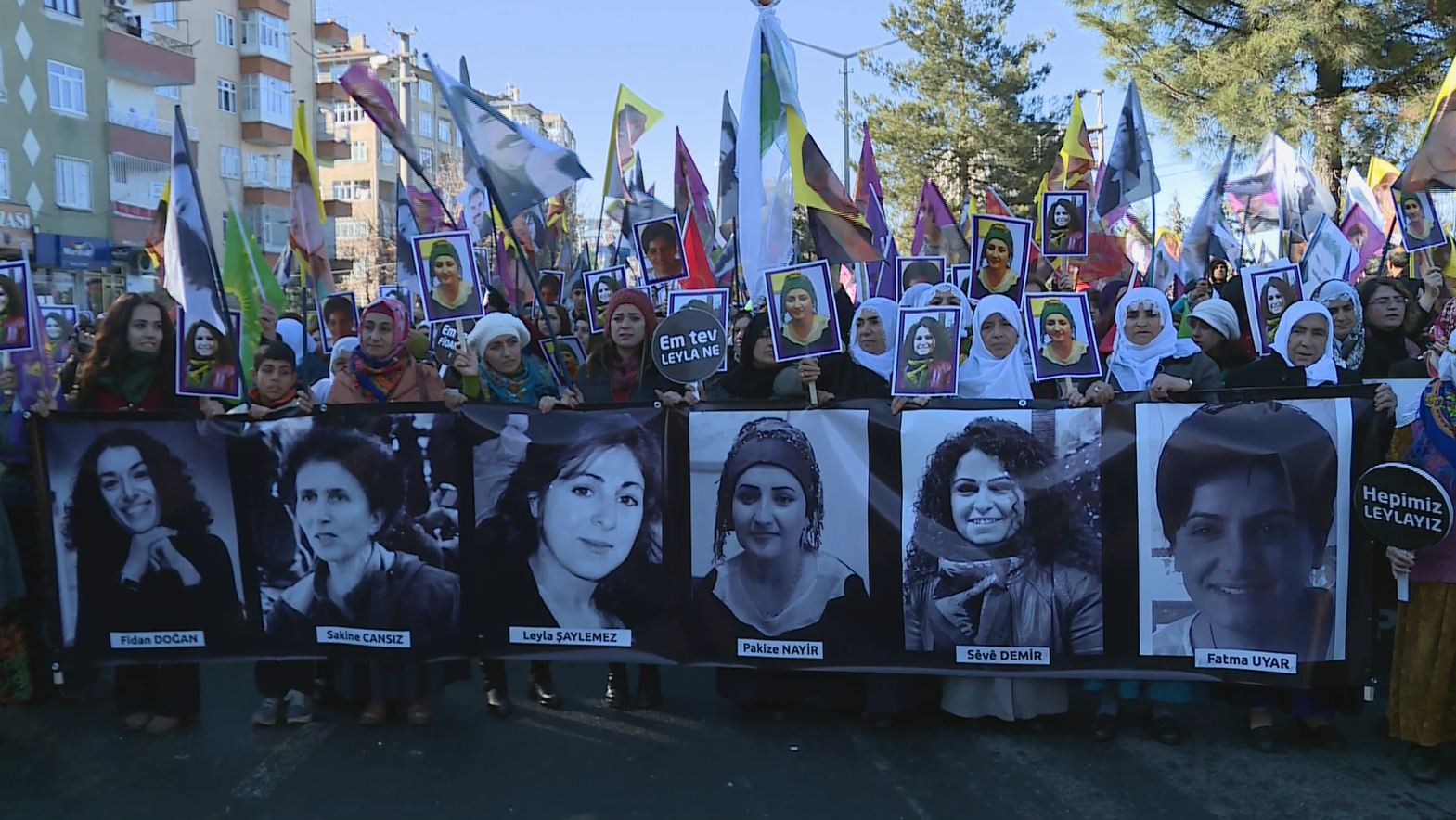 Cansiz, Şaylemez û Fîdan li Diyarbekirê hatin bibîranîn
