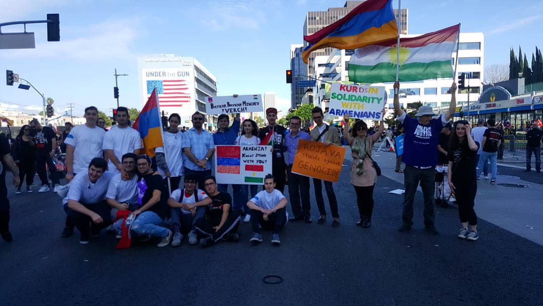 Kurds rally with Armenians to commemorate genocide