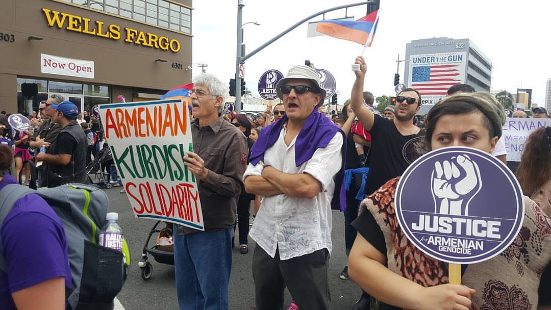 Kurds rally with Armenians to commemorate genocide