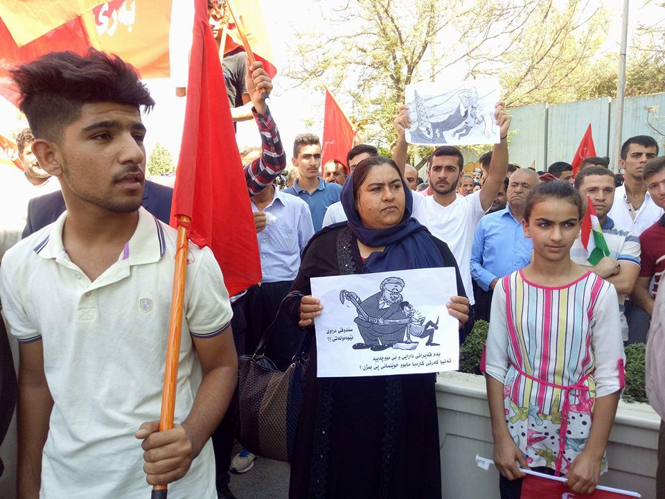 خۆپێشاندانی حزبی شیوعی لە ھەولێر دەستیپێكرد