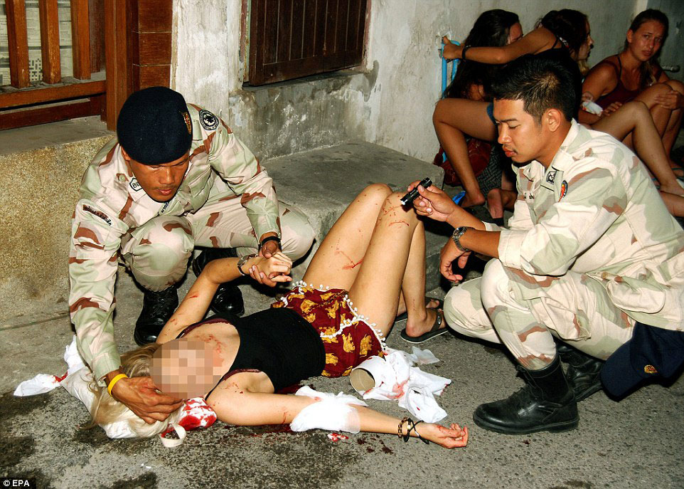  بالصور.. تفجيرات تايلاند 