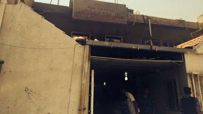 بالصور.. حريق مستشفى العلوية في بغداد