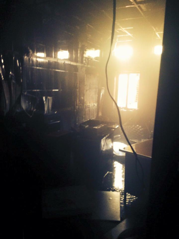 بالصور.. حريق مستشفى العلوية في بغداد