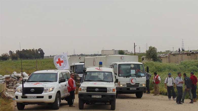 Rejîma Sûriyê karwanê alîkariyên mirovî dike armanc