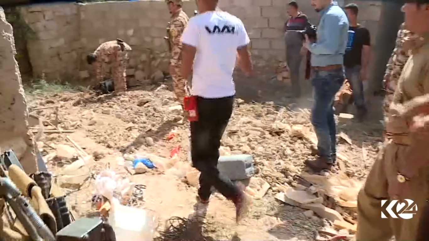 بالصور.. اسايش كركوك تداهم منزلا لامير بداعش