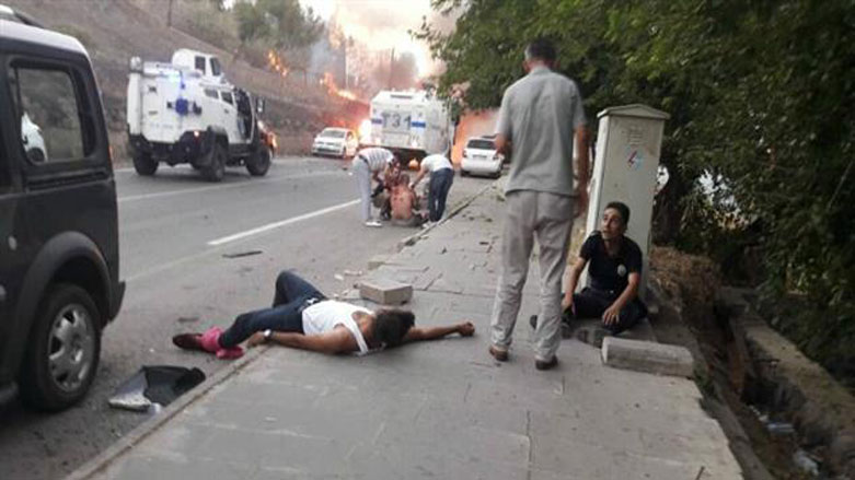 له‌ ئامه‌د ته‌قینه‌وه‌یه‌ك‌ روویدا