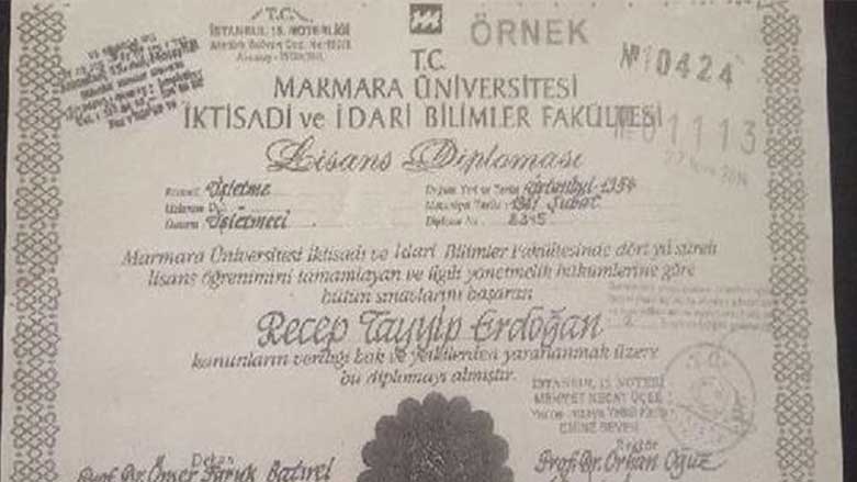 HDP nimûneyekê ji bawernameya Erdogan belav kir