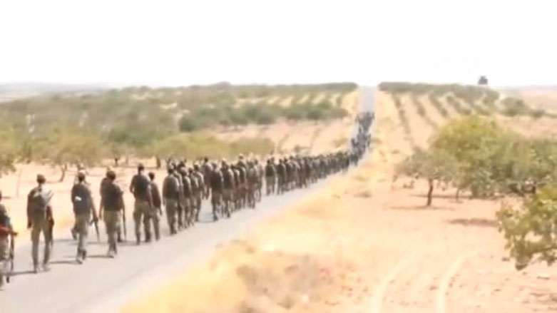 200 çekdarên Opozîsyona Sûriyê ji Tirkiyê derbasî Cerablusê bûn
