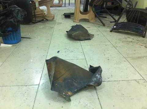 بالصور.. اضرار جسيمة اثر تفجير داخل مكتب حزب كوردي في الحسكة