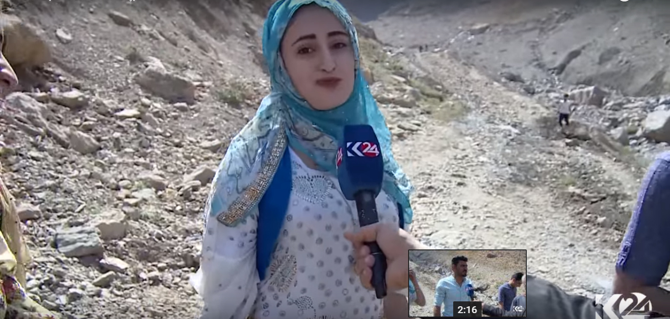 بالصور.. ثلوج بجبال كوردستان في الصيف القائظ 