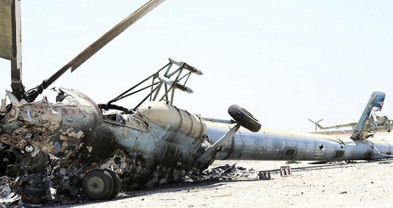 Hêzên opozsiyon a sûryayê hêlîkoptereke rûsyayê xistin  xwarê