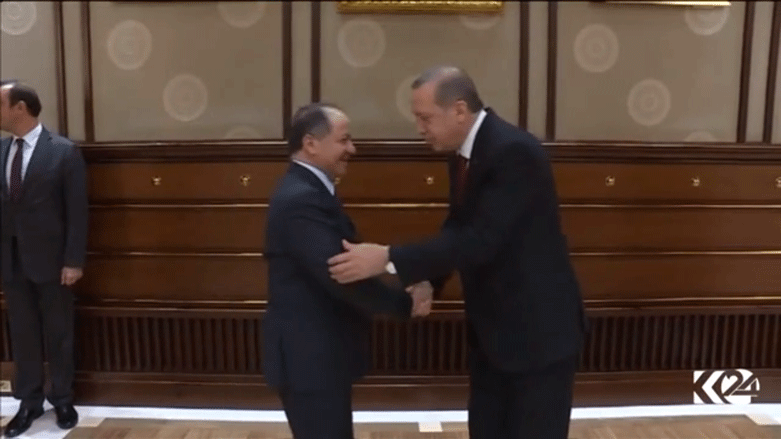 Barzanî giheşte Tirkiyê